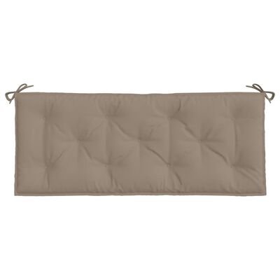 vidaXL Garden Bench Cushion Taupe 47.2"x19.7"x2.8" Oxford Fabric