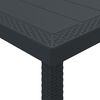 vidaXL Garden Dining Table Anthracite 98.43 x 39.37 x 28.74 in