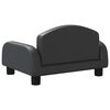 vidaXL Dog Bed Black 50x40 x 11.8 " Faux Leather