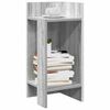 vidaXL Side Table Set of 2 Grey sonoma Engineered wood Small