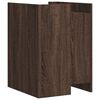 vidaXL Bedside Cabinet Brown oak Engineered wood Compact Bedside Cabinet
