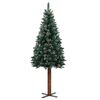vidaXL Christmas Tree Green with white snow tips