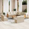 vidaXL Garden Sofa Set Beige