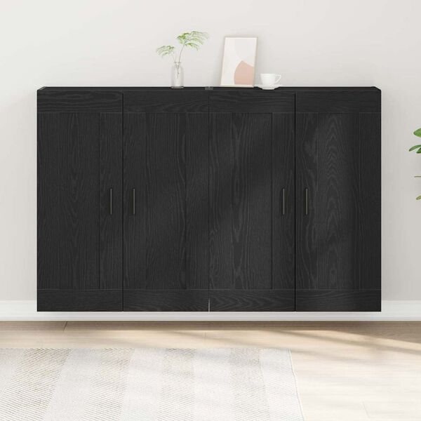 vidaXL Wall-mounted Cabinet 2 pcs Artisan Oak 27.36 x 13.39 x 35.43 in