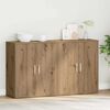 vidaXL Sideboard 2 pcs Artisan Oak 23.62 x 12.20 x 27.56 in