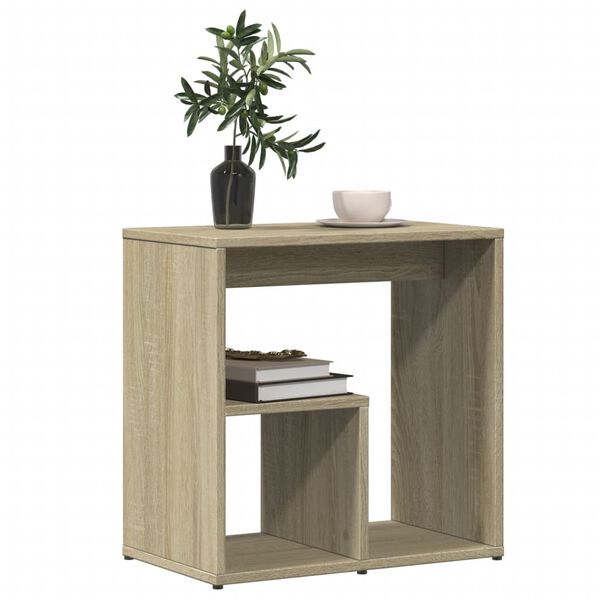 vidaXL Side Table Sonoma oak Engineered wood Small End Table