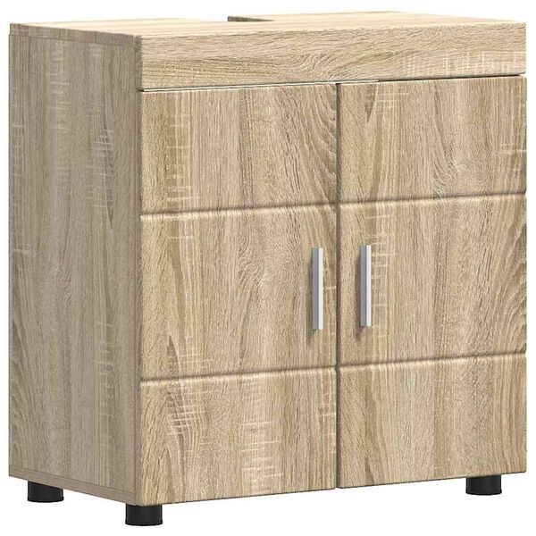 vidaXL Bathroom Furniture Set TULUM Sonoma Oak Engineered Wood