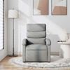 vidaXL Massage Recliner Chair Light Grey