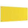 vidaXL Kitchen Backsplash Yellow 35.43 x 15.75 x 0.24 in
