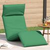 vidaXL Folding Sun lounger Green 68.9x21.3x3.3" Oxford Fabric