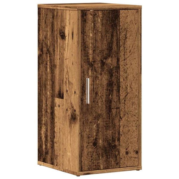 vidaXL Shoe Cabinet Set of 2 Old Wood Engineered Wood Medium