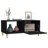 vidaXL Coffee Table Black Engineered wood Medium Coffee Table