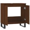 vidaXL Bathroom Cabinet Brown Oak Engineered wood Bathroom Cabinet