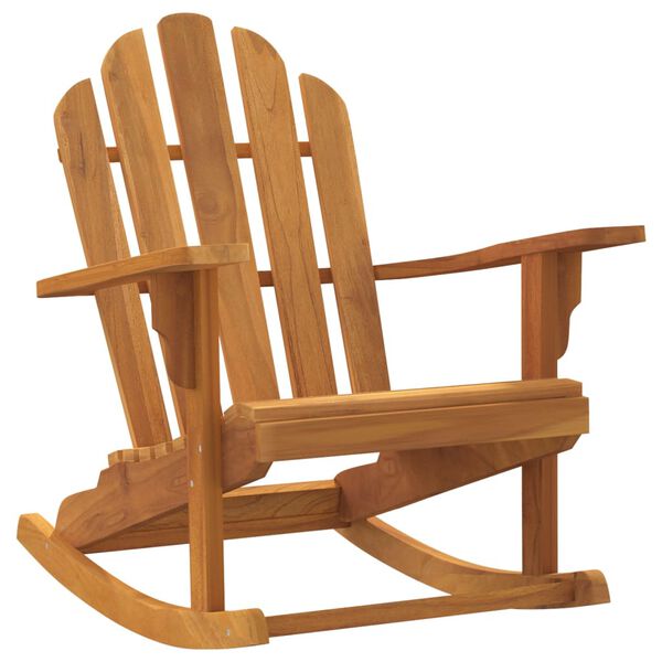 vidaXL Garden Adirondack Chair Natural Teak Solid teak wood Standard