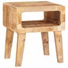 vidaXL End Tables Brown 15.75 x 12.60 x 18.11 in Solid Mango Wood