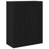 vidaXL Wall-mounted Cabinet Black Oak 27.36 x 13.39 x 35.43 in