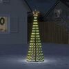 vidaXL LED Christmas Tree 688 LEDs Warm White 118.1"