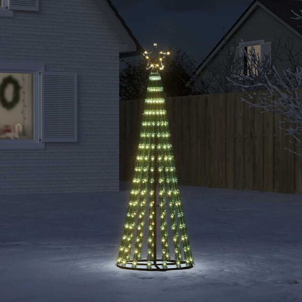vidaXL LED Christmas Tree 688 LEDs Warm White 118.1"