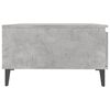 vidaXL Coffee Table Concrete grey Engineered wood and metal