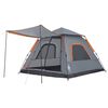 vidaXL Camping Tent Dome 5-Person Gray and Orange Quick Release
