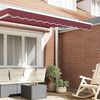 vidaXL Awning Valance Burgundy 2.3 x 0.2 m Canvas