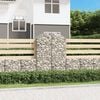 vidaXL Gabion Basket Silver Galvanized iron 39.4 x 19.7 x 63.0 in
