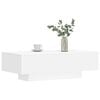 vidaXL Coffee Table White Engineered wood Medium Minimalistic