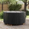 vidaXL Outdoor Furniture Cover Black 182 x 182 x 71 cm 210D fabric
