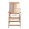 vidaXL Outdoor Dining Set Natural Teak Solid Teak Wood Large Foldable