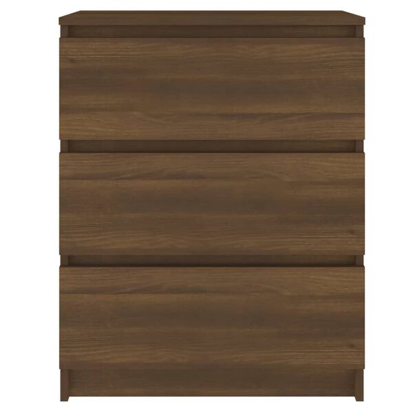 vidaXL Sideboard Brown Oak Engineered Wood Medium Sideboard