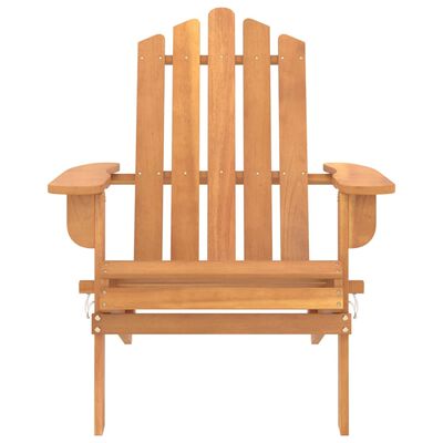 vidaXL Patio Adirondack Chair Solid Wood Acacia