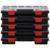 vidaXL Assortment Boxes 5 pcs 13.6x9.8x2.0" Polypropylene