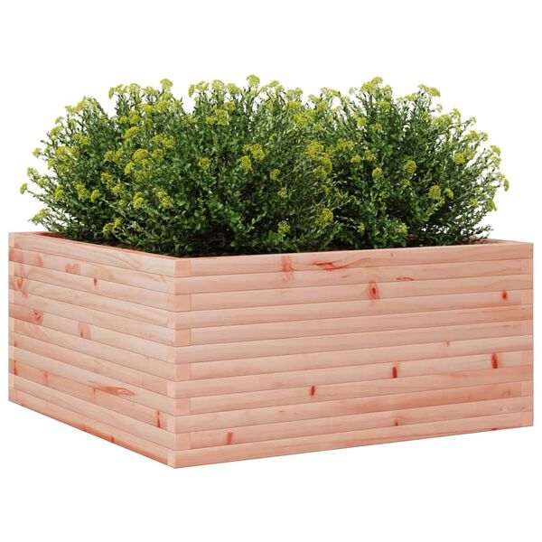 vidaXL Garden Planter Natural Wood Solid Douglas Wood Large