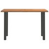 vidaXL Dining Table Light Brown, Anthracite