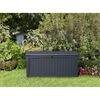Keter Storage Box Anthracite Polypropylene Large Garden Storage Box
