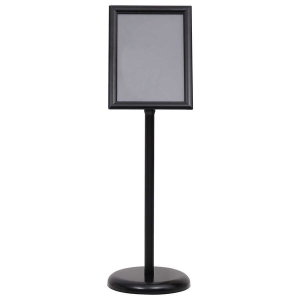 vidaXL Poster Stands 2 pcs Black 32.5 x 24 x 78 cm Aluminium alloy