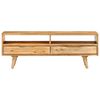 vidaXL TV Cabinet Natural wood Solid mango wood Medium TV Cabinet