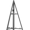 vidaXL Metal Christmas Tree Black Powder-coated steel 55.1 in Foldable