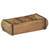 vidaXL Tray with Storage Brown 30 x 14 x 9 cm