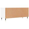 vidaXL TV Cabinet White Engineered wood, iron Medium TV Cabinet