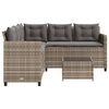 vidaXL Garden Sofa Grey, Dark Grey