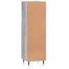 vidaXL Bathroom Cabinet Grey Sonoma Engineered Wood Tall