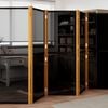 vidaXL 6-Panel Room Divider Black 165.4"x70.9"