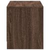 vidaXL TV Cabinet Brown Oak Engineered Wood Medium TV Cabinet