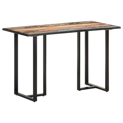 vidaXL Dining Table 47.2" Solid Reclaimed Wood