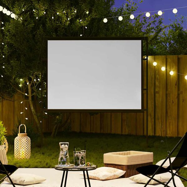 vidaXL Projection Screen with Stands 84 Inch 4:3