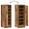 vidaXL Shoe Cabinet Artisan Oak Engineered Wood Medium Shoe Cabinet