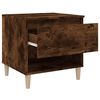 vidaXL Bedside Table Set of 2 Smoked oak