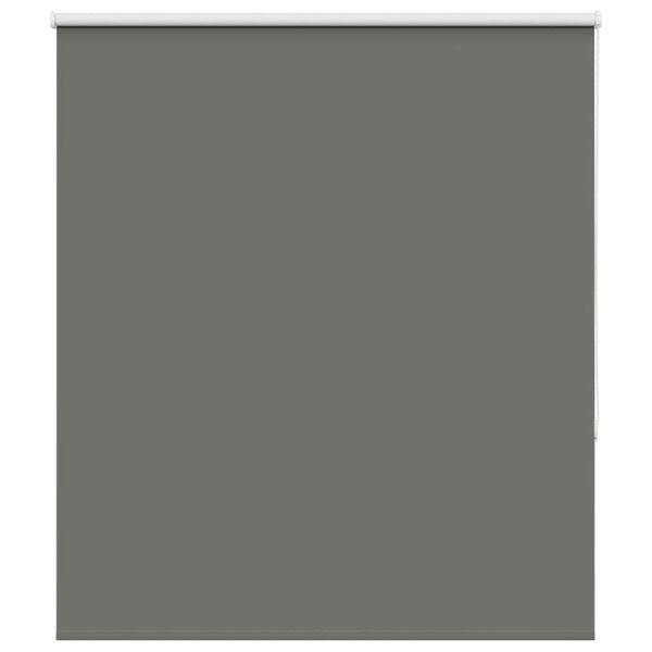 vidaXL Roller Blind Grey Polyester 55.1 x 59.1 in Adjustable Armrests