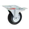 vidaXL Swivel Casters with Double Brakes 4 pcs 3.94 "
